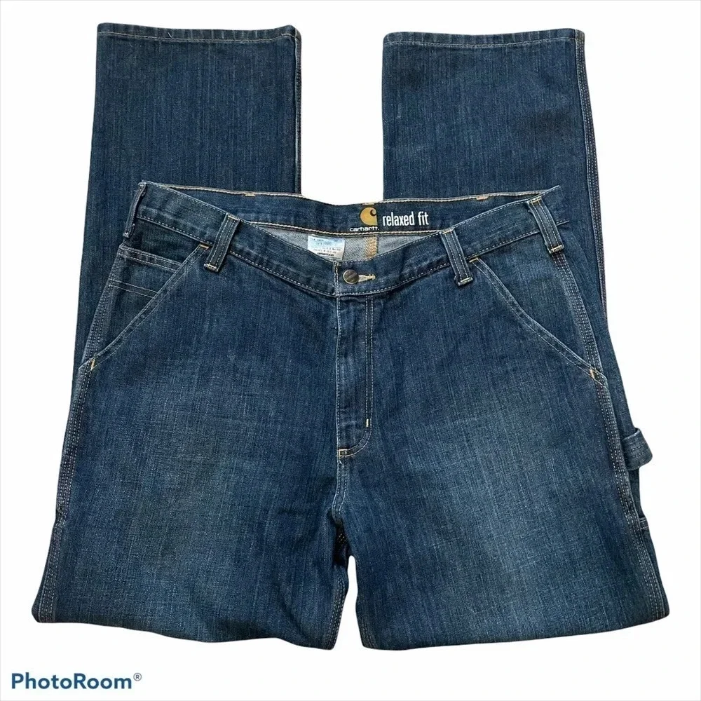 Carhartt Men’s Relaxed Fit Holter Dungaree Jeans